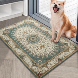 Ameha Cashmere Rug Willow Teal Kitchen Floor Mat Indoor/outdoor 40X60 Cm - thumbnail 8