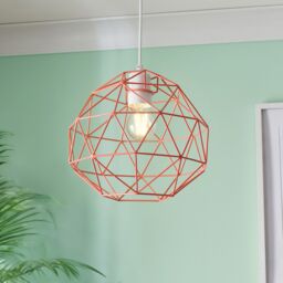 Harbour Studio Gamma Coral Geometric Round Light Shade (D)28Cm - thumbnail 6