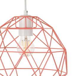 Harbour Studio Gamma Coral Geometric Round Light Shade (D)28Cm - thumbnail 5