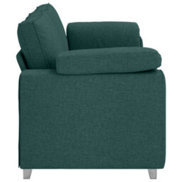 Vidaxl Sofa With Cushion Dark Green 219 X 77 X 82 Cm Fabric - thumbnail 6