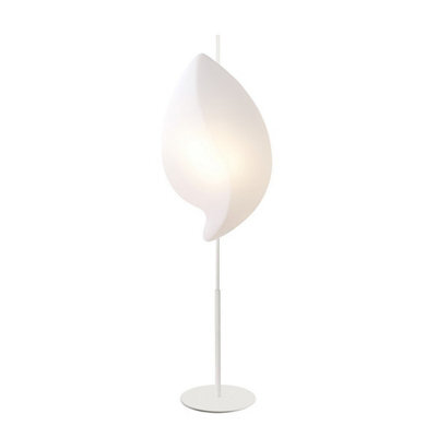 Luminosa Lighting Luminosa Natura Floor Lamp 2 Light E27 Outdoor Ip44, Matt White/opal White Item Weight: 15Kg - image 1