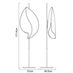 Luminosa Lighting Luminosa Natura Floor Lamp 2 Light E27 Outdoor Ip44, Matt White/opal White Item Weight: 15Kg - thumbnail 7