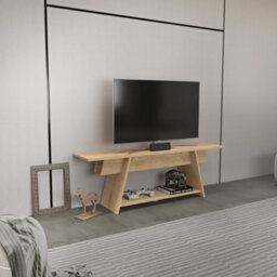 Decorotika Lanca Tv Stand Tv Unit For Tvs Up To 59 Inch Sapphire Oak - thumbnail 3