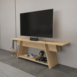 Decorotika Lanca Tv Stand Tv Unit For Tvs Up To 59 Inch Sapphire Oak - thumbnail 2