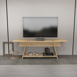 Decorotika Lanca Tv Stand Tv Unit For Tvs Up To 59 Inch Sapphire Oak - thumbnail 1