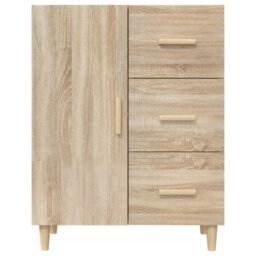 Berkfield Elegant Sideboard Sonoma Oak 69.5X34X90 Cm Engineered Wood - thumbnail 5