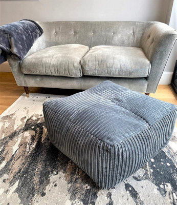 Beautiful Beanbags Mega Jumbo Cord Cube Luxury Jumbo Cord Beanbag