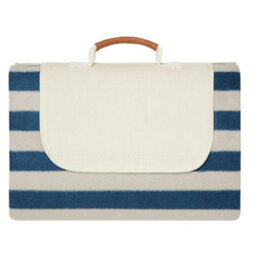 Vinga Alba Rpet Striped Picnic Blanket Navy (0.5Cm X 110Cm X 110Cm) - thumbnail 2