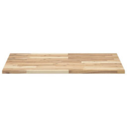 Berkfield Desk Top Untreated 80X60X2 Cm Solid Wood Acacia - thumbnail 3