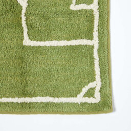 Homescapes Cotton Tufted Football Pitch Kids Rug - thumbnail 2