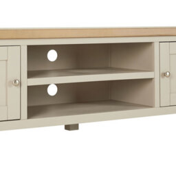 The Furniture Market Cheshire Dove Grey Painted Extra Large Tv Stand Unit Up To 80 Widescreen Size - thumbnail 8