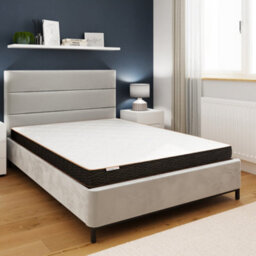 Sleepy Castle Bonnell Spring High Quality Durable Mattress 135Cm Double White - thumbnail 2