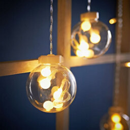 The Christmas Workshop 71629 Mains Operated Bulb Style Curtain Lights - thumbnail 4