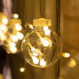The Christmas Workshop 71629 Mains Operated Bulb Style Curtain Lights - thumbnail 8