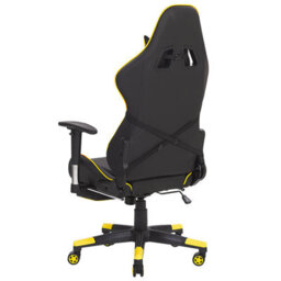 Beliani Gaming Chair Victory Faux Leather Yellow - thumbnail 7