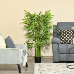Artificial Bamboo Plant In A 140Cm Pot For Indoor And Outdoor Use, Realistic Bamboo With 780 Leaves - thumbnail 2