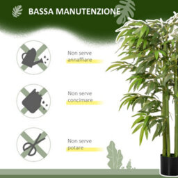 Artificial Bamboo Plant In A 140Cm Pot For Indoor And Outdoor Use, Realistic Bamboo With 780 Leaves - thumbnail 7