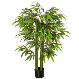 Artificial Bamboo Plant In A 140Cm Pot For Indoor And Outdoor Use, Realistic Bamboo With 780 Leaves - thumbnail 1