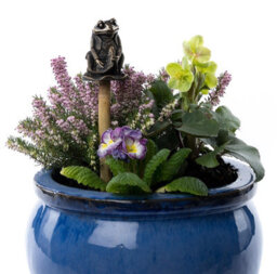 Jardinopia Beatrix Potter Mr. Jeremy Fisher Cane Or Stake Topper (Ccbp0005) - L5 X W5 X H7 Cm - thumbnail 3