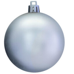 Christmas Tree World 6Cm Silver Bauble Set Shiny/matt (40 Pc) - thumbnail 5