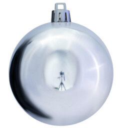 Christmas Tree World 6Cm Silver Bauble Set Shiny/matt (40 Pc) - thumbnail 6
