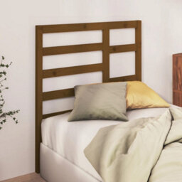 Berkfield Bed Headboard Honey Brown 81X4X104 Cm Solid Wood Pine - thumbnail 3