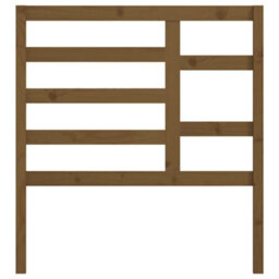 Berkfield Bed Headboard Honey Brown 81X4X104 Cm Solid Wood Pine - thumbnail 4