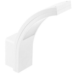 CGC Lighting Cgc Outdoor Outside Wall Light White Led Curved Garden Porch Security Integrated Led - thumbnail 2