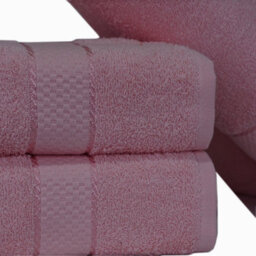 Casabella Towels Luxury 4 Pack Bath Sheets 100% Cotton Super Soft Quick Dry Highly Absorbent Bathroom Towels Pink - thumbnail 2