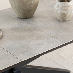 Furniture To Go Heaven Extendable Dining Table With Ceramic Grey Top (L) 240Cm Seats Up To 6 - thumbnail 7