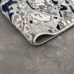 Smart Living Parma Modern Shimmer Rug - Soft Luxury For Living & Bedroom - Blue - 80 X 150 Cm - thumbnail 2