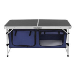 Portable Folding Outdoor Adjustable Height Aluminium Camping Bbq Kitchen Table - thumbnail 1