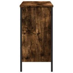 Berkfield Bathroom Sink Cabinet Smoked Oak 80X30X60 Cm Engineered Wood - thumbnail 7