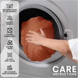 Aspire Homeware Rust Fitted Sheet-(25Cm) Deep Hotel Quality -Breathable Fitted Bed Sheets King (L)200 X (W)152Cm - thumbnail 3
