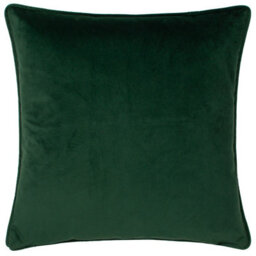 Wylder Wild Gardens Mushroom Repeat Velvet Piped Feather Rich Cushion - thumbnail 2