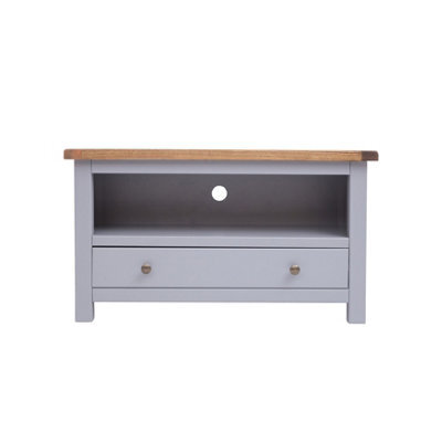 Cabinet Bits Mirano Grey 1 Drawer Tv Cabinet Brass Knob - image 1