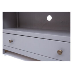 Cabinet Bits Mirano Grey 1 Drawer Tv Cabinet Brass Knob - thumbnail 5