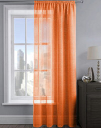 Velosso Alessandria Sparkle Slot Top Voile Panel - Orange