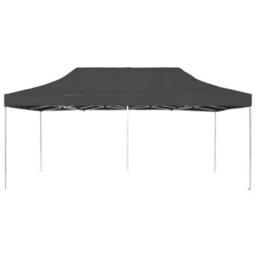 Walplus Professional Folding Party Tent Garden Gazebo Canopy Aluminium 6X3 M Anthracite - thumbnail 2
