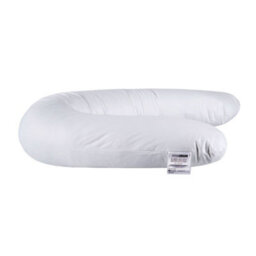 Homescapes U Shaped Comfort Pregnancy Pillow Goose Feather And Down - thumbnail 2