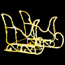 Berkfield Reindeers & Sleigh Christmas Decoration 160 Leds 130 Cm Acrylic - thumbnail 5