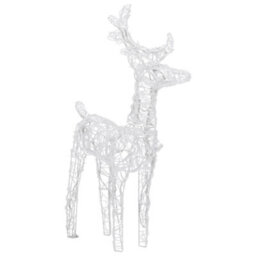 Berkfield Reindeers & Sleigh Christmas Decoration 160 Leds 130 Cm Acrylic - thumbnail 6