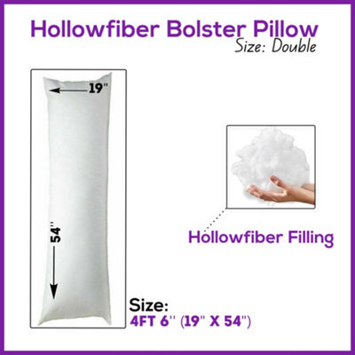 CHILIMILII Hollowfiber Bolster Pillows Orthopaedic Pregnancy Maternity Full Body Support Long Cushions