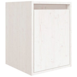 Berkfield Tv Cabinets 3 Pcs White Solid Wood Pine - thumbnail 5