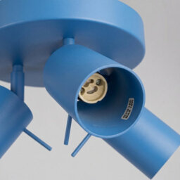 Sollux Lighting Ring Steel Light Blue 3 Lights Modern Ceiling Lamps - thumbnail 5