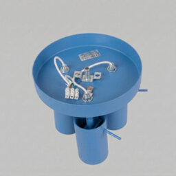 Sollux Lighting Ring Steel Light Blue 3 Lights Modern Ceiling Lamps - thumbnail 4