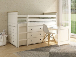 Kids Avenue Heritage Midsleeper With Chests + Desk - thumbnail 2