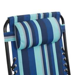 Trespass Glentilt Reclining Garden Chair/recliner Blue Stripe (One Size) - thumbnail 5