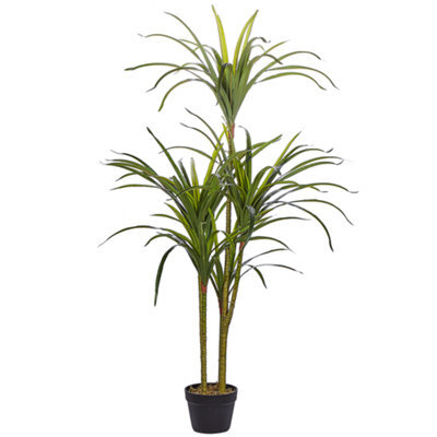Beliani Artificial Plant Dracaena Anita 147 Cm Green - image 1