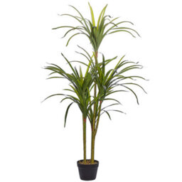 Beliani Artificial Plant Dracaena Anita 147 Cm Green - thumbnail 1